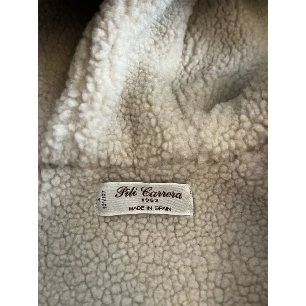 Pili Carrera 1963‎ Kids Blue Wool Sherpa Coat Size 4